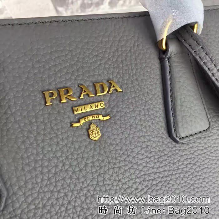 普拉達PRADA原單 最新爆款 1BD048 荔枝紋牛皮手提肩背包 PHY1073